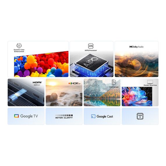 TCL 43P69K TV 109.2 cm (43") 4K Ultra HD Smart TV Wi-Fi Black - TV - TV - Techbox
