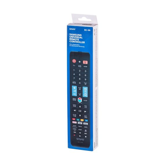 Savio RC-09 Infrared remote control Smart TV - TV Accessories - TV - Techbox