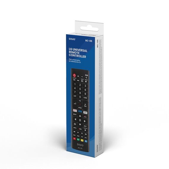 SAVIO Universal remote controller/replacement for LG TV RC-05 IR Wireless | Techbox