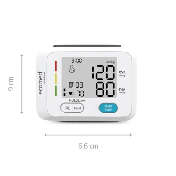 Wrist blood pressure monitor Ecomed by Medisana BW-83E - Blood Pressures - Health - Techbox