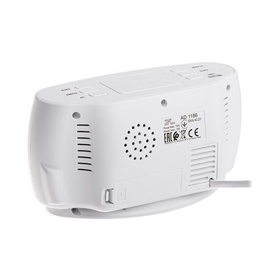 Adler AD 1186W alarm clock Digital alarm clock Black, White | Techbox