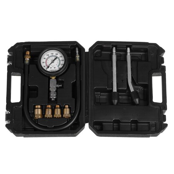 COMPRESSION PRESSURE GAUGE FOR GASOLINE ENGINES 8 PCS. YATO YT-73022 | Techbox