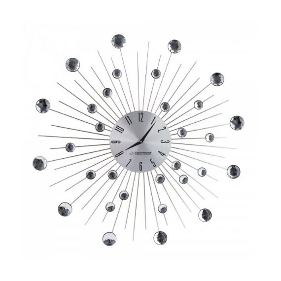 Esperanza EHC002 wall clock Mechanical wall clock Round Stainless steel - Clocks - Home - Techbox