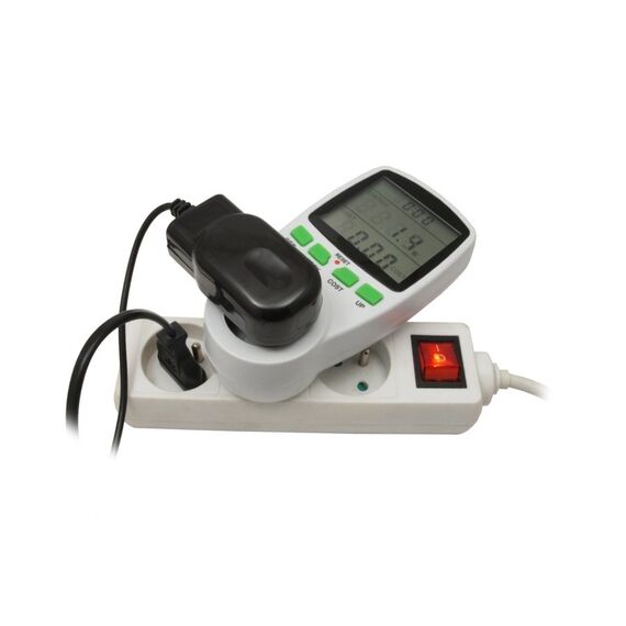 Greenblue GB202 wattmeter White 0 - 9999 W Built-in display LCD | Techbox