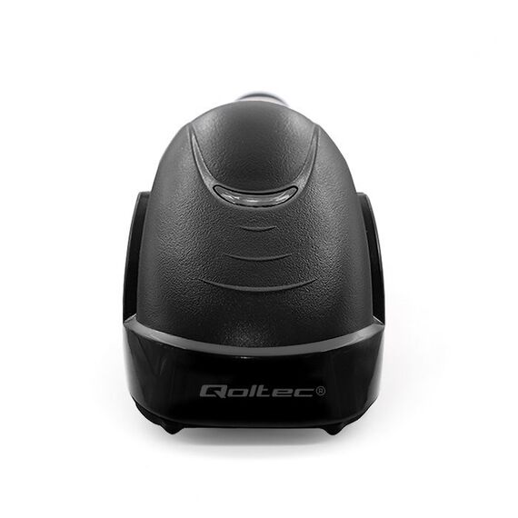Qoltec 50853 Laser barcode scanner 1D | 2D | Black - POS & Barcode Scanners - Peripherals - Techbox
