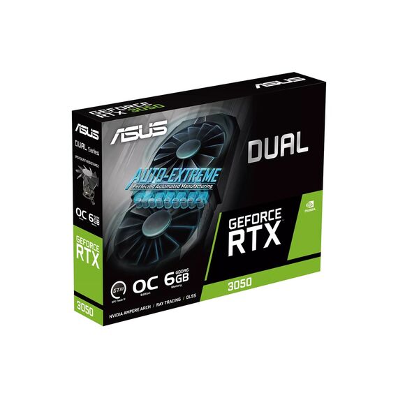 ASUS Dual -RTX3050-O6G NVIDIA GeForce RTX 3050 6 GB GDDR6 | Techbox