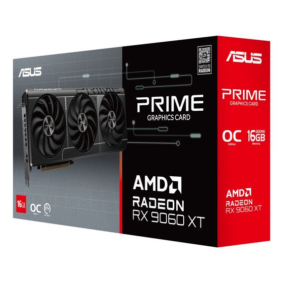 ASUS Prime Radeon RX 9060 XT O16G AMD 16 GB GDDR6 | Techbox