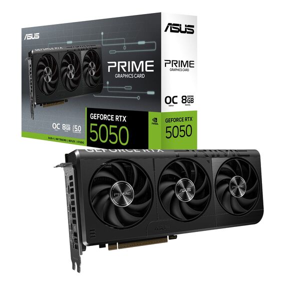 ASUS Prime -RTX5050-O8G NVIDIA GeForce RTX 5050 8 GB GDDR6 - Graphic Cards - Laptops & PC Builds - Techbox