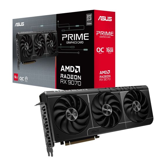 ASUS Prime RX9070 O16G AMD Radeon RX 9070 16 GB GDDR6 | Techbox