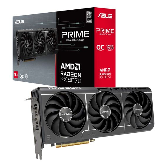 ASUS Prime -RX9070-O16G-EVO AMD Radeon RX 9070 16 GB GDDR6 | Techbox