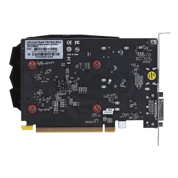 Biostar GeForce GT1030 NVIDIA GeForce GT 1030 4 GB GDDR4 - Graphic Cards - Laptops & PC Builds - Techbox