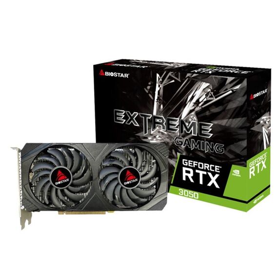 BIOSTAR GeForce RTX 3050 6GB graphics card - Graphic Cards - Laptops & PC Builds - Techbox