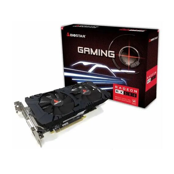BIOSTAR Radeon RX 580 8GB GDDR5 graphics card (VA5815TQ82) - Graphic Cards - Laptops & PC Builds - Techbox