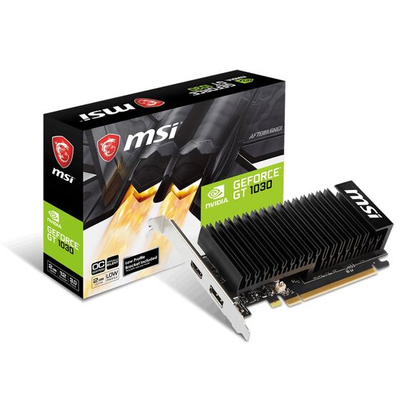 MSI GeForce GT 1030 2GHD4 LP OC - Graphic Cards - Laptops & PC Builds - Techbox