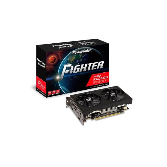 PowerColor Figh. AXRX 6500XT 4GBD6-DHV3 graphics card - Graphic Cards - Laptops & PC Builds - Techbox