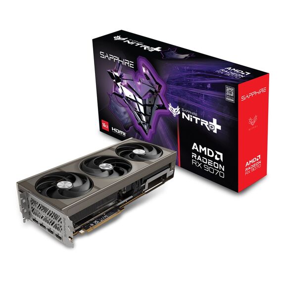 Sapphire NITRO+ Radeon RX 9070 AMD 16 GB GDDR6 - Graphic Cards - Laptops & PC Builds - Techbox
