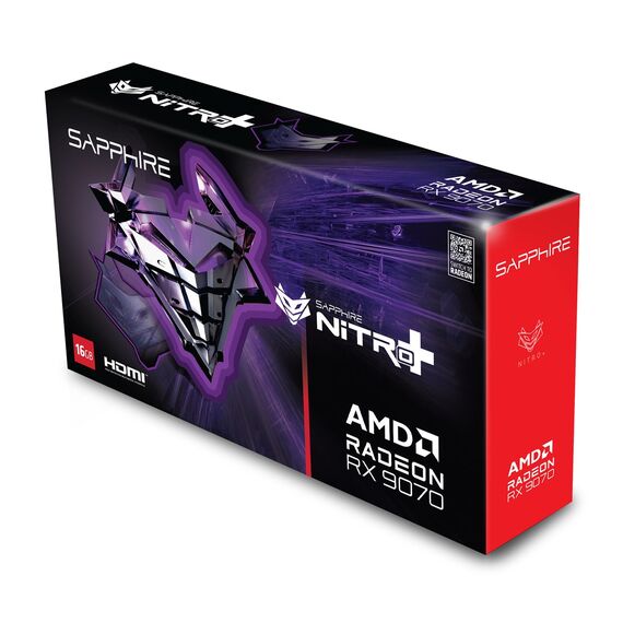 Sapphire NITRO+ Radeon RX 9070 AMD 16 GB GDDR6 - Graphic Cards - Laptops & PC Builds - Techbox
