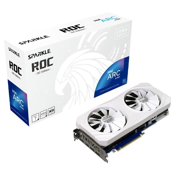 Sparkle Intel Arc A750 ROC Luna OC Edition 8GB GDDR6 - Graphic Cards - Laptops & PC Builds - Techbox