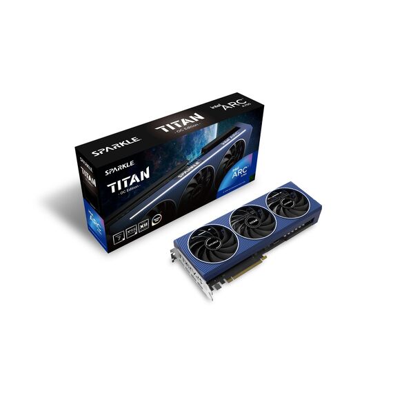 Sparkle Intel Arc A750 TITAN OC Edition 8 GB GDDR6 graphics card - Graphic Cards - Laptops & PC Builds - Techbox