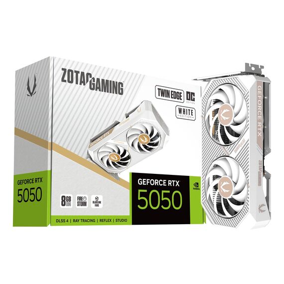 Zotac GAMING GeForce RTX 5050 Twin Edge OC NVIDIA 8 GB GDDR6 - Graphic Cards - Laptops & PC Builds - Techbox