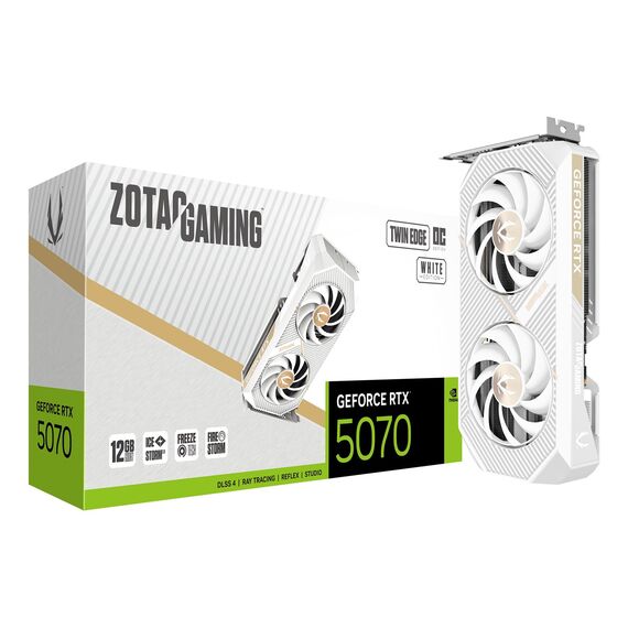Zotac GAMING GeForce RTX 5070 Twin Edge OC NVIDIA 12 GB GDDR7 - Graphic Cards - Laptops & PC Builds - Techbox