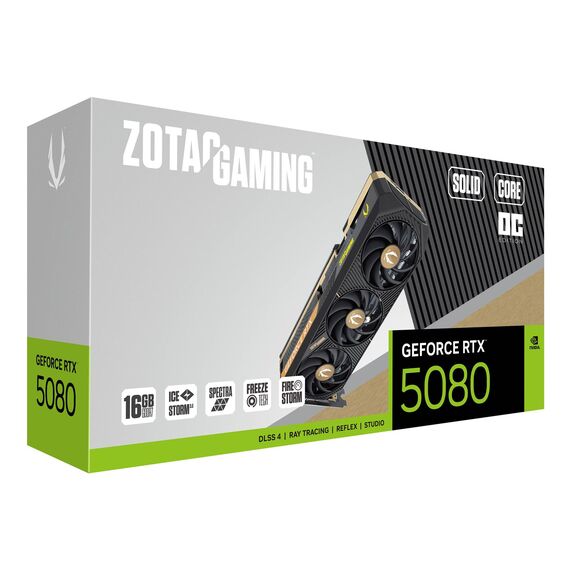 Zotac GAMING GeForce RTX 5080 SOLID CORE OC NVIDIA 16 GB GDDR7 | Techbox