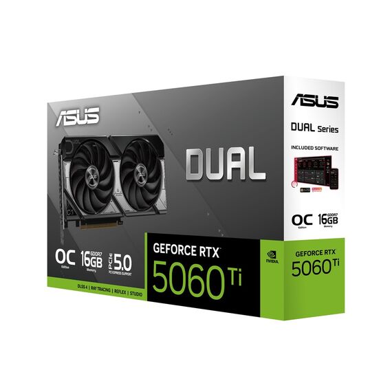 ASUS Dual -RTX5060TI-O16G NVIDIA GeForce RTX 5060 Ti 16 GB GDDR7 | Techbox