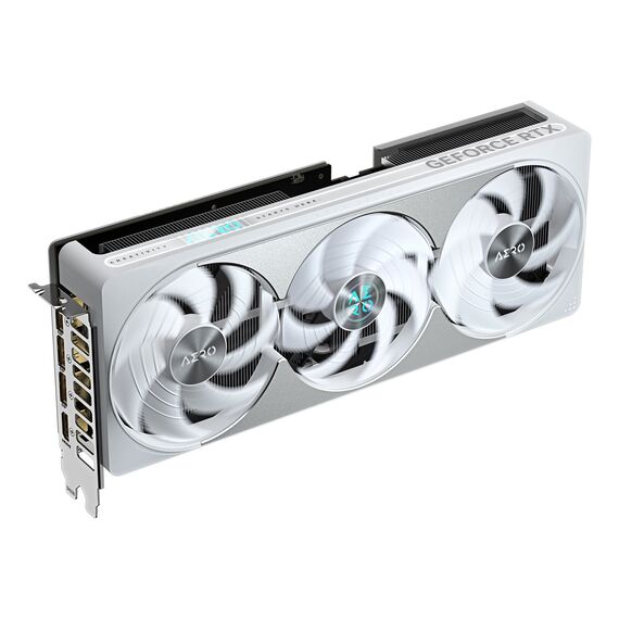 GIGABYTE GeForce RTX 5080 AERO OC SFF 16G Graphics Card - 16GB GDDR7, 256bit, PCI-E 5.0, 2730MHz Core Clock, 3 x DisplayPort, 1 x HDMI, GV-N5080AERO OC-16GD - Graphic Cards - Laptops & PC Builds - Techbox