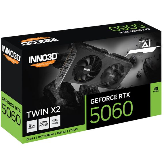 INNO3D GeForce RTX 5060 Twin X2 NVIDIA 8 GB GDDR7 | Techbox