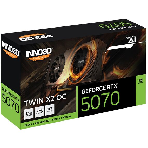Inno3D GeForce RTX 5070 TWIN X2 OC NVIDIA 12 GB GDDR7 | Techbox