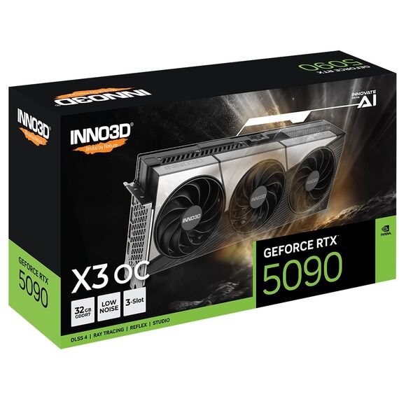 Inno3D GeForce RTX 5090 X3 OC NVIDIA 32 GB GDDR7 | Techbox