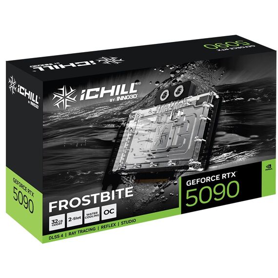 Inno3D iChill GeForce RTX 5090 FROSTBITE NVIDIA 32 GB GDDR7 | Techbox