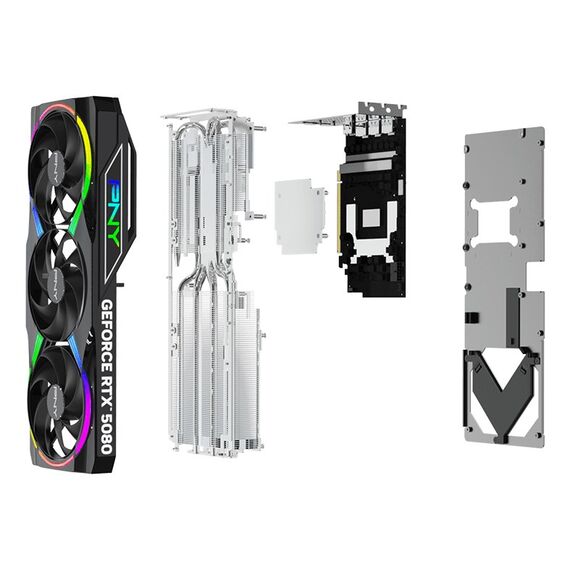PNY GeForce RTX 5080 ARGB OC - 16 GB GDDR7 graphics card | Techbox