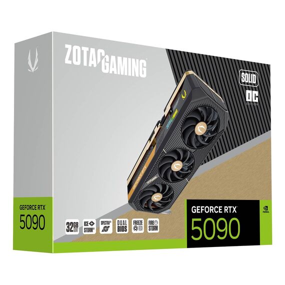 Zotac GAMING GeForce RTX 5090 SOLID OC NVIDIA 32 GB GDDR7 | Techbox