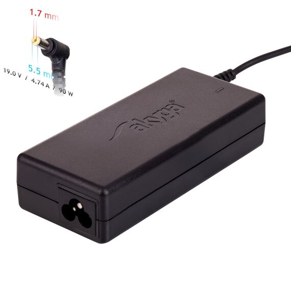 Akyga AK-ND-12 power adapter/inverter Indoor 90 W Black - Laptop Chargers - Laptop - Techbox