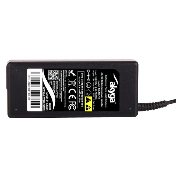 Akyga AK-ND-12 power adapter/inverter Indoor 90 W Black - Laptop Chargers - Laptop - Techbox