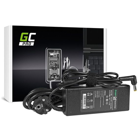 Green Cell AD02P power adapter/inverter Indoor 90 W Black | Techbox