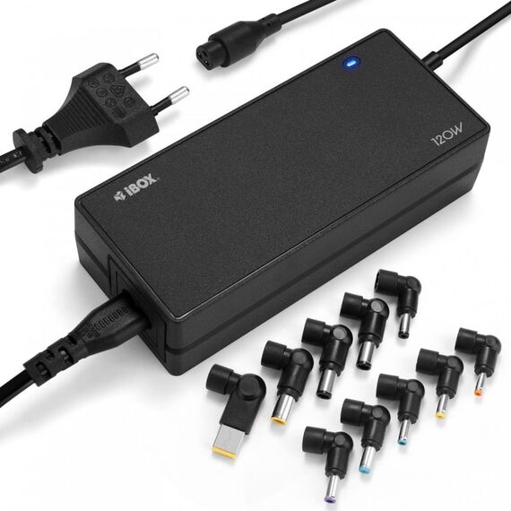 iBox IUZ120WA power adapter/inverter Indoor 120 W Black | Techbox