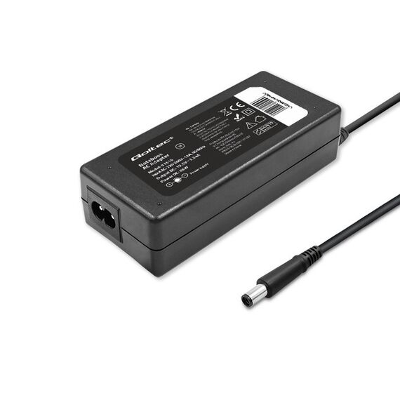 Qoltec 51519.65W Power adapter for Dell | 65W | 19.5V | 3.34A | 7.4*5.0+pin | +power cable | Techbox