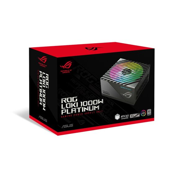 ASUS ROG Loki SFX-L 1000W Platinum power supply unit 24-pin ATX Black, Silver - PSU - Laptops & PC Builds - Techbox