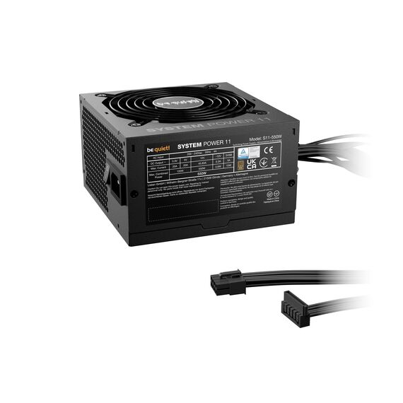 be quiet! System Power 11 550W power supply unit 20+4 pin ATX ATX Black - PSU - Laptops & PC Builds - Techbox