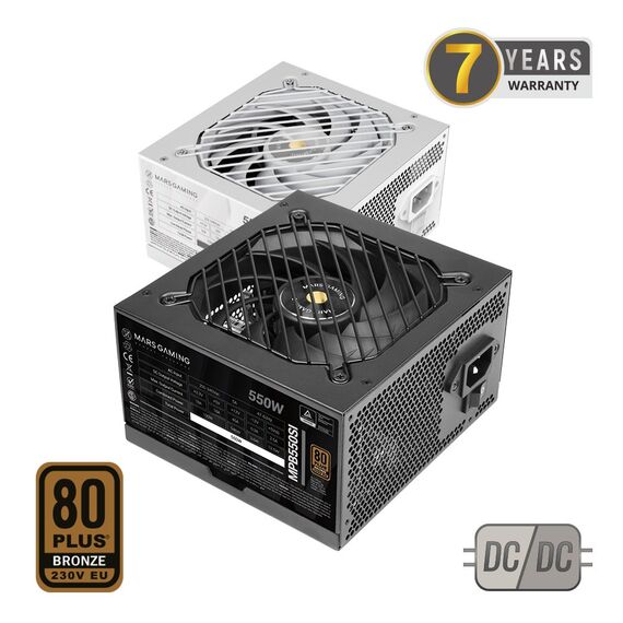 Mars Gaming MPB750SI power supply unit 750 W 24-pin ATX ATX Black | Techbox