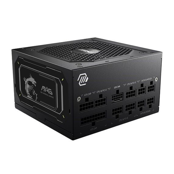 MSI MAG A850GL 850W PCIE5 II 80+ Gold Power Supply (306-7ZP8D11-CE0) | Techbox