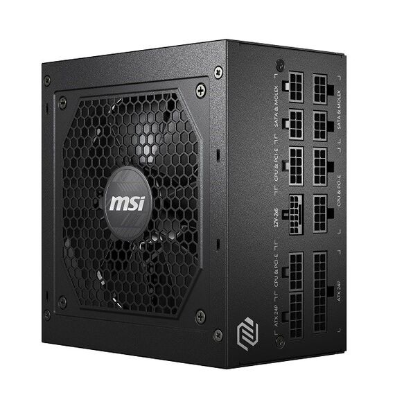 MSI MAG A850GL 850W PCIE5 II 80+ Gold Power Supply (306-7ZP8D11-CE0) | Techbox