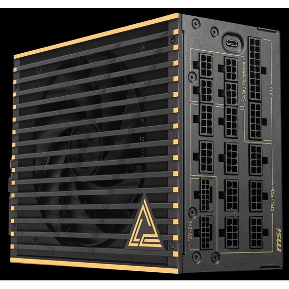 MSI MEG Ai1600T 1600W PCIE5 80+ Titanium power supply (306-7ZPEX11-CE0) | Techbox