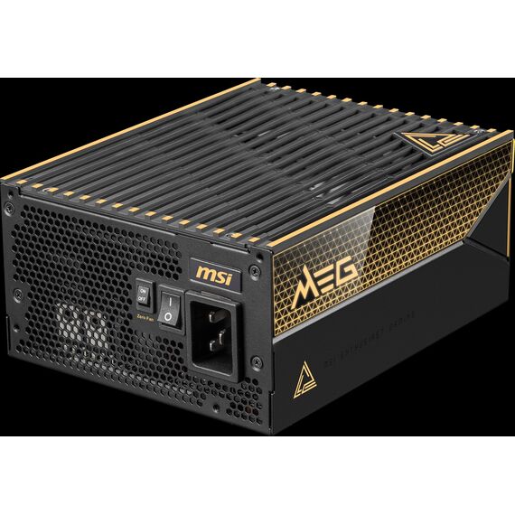 MSI MEG Ai1600T 1600W PCIE5 80+ Titanium power supply (306-7ZPEX11-CE0) | Techbox