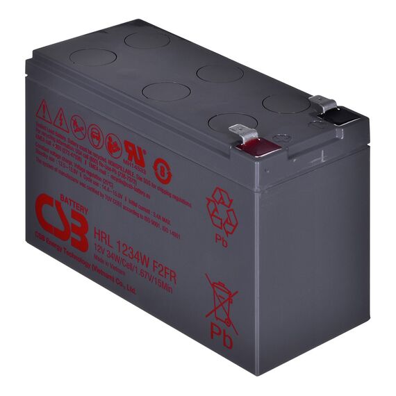 Battery CSB HRL1234WF2FR 12V 9Ah - UPS Batteries - Surge Protection - Techbox
