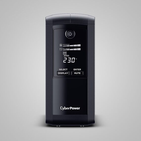 CyberPower Tracer III VP1000ELCD-FR uninterruptible power supply (UPS) Line-Interactive 1 kVA 550 W 4 AC outlet(s) | Techbox