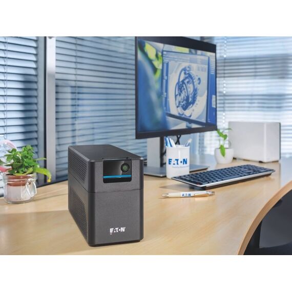 Eaton 5E Gen2 700 USB uninterruptible power supply (UPS) Line-Interactive 0.7 kVA 360 W 2 AC outlet(s) - UPS & Surge Protectors - Surge Protection - Techbox