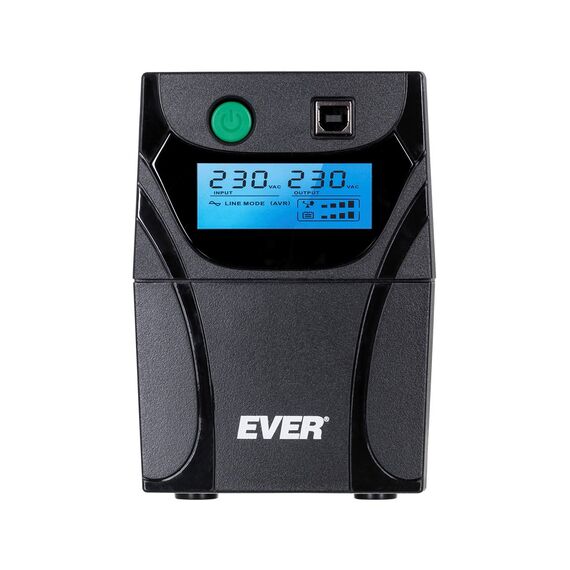 Ever EASYLINE 650 AVR USB Line-Interactive 0.65 kVA 360 W - UPS & Surge Protectors - Surge Protection - Techbox